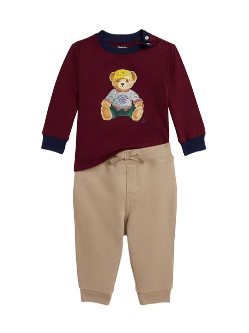 Completo con stampa Ralph Lauren Bimbo | 320980929001